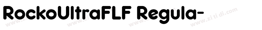 RockoUltraFLF Regula字体转换
